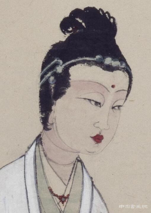 傅抱石《觀世音圖》軸