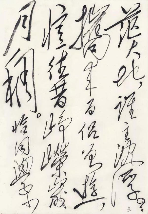 汪洋恣肆 跌宕起伏：毛澤東書(shū)法欣賞