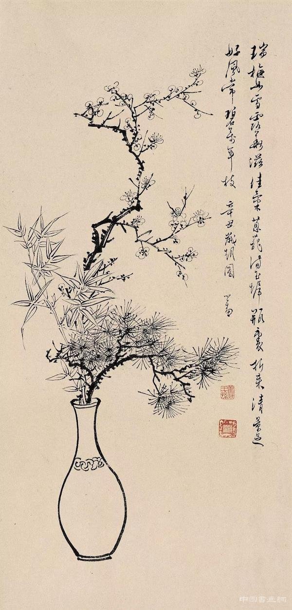 “歲朝清供”
