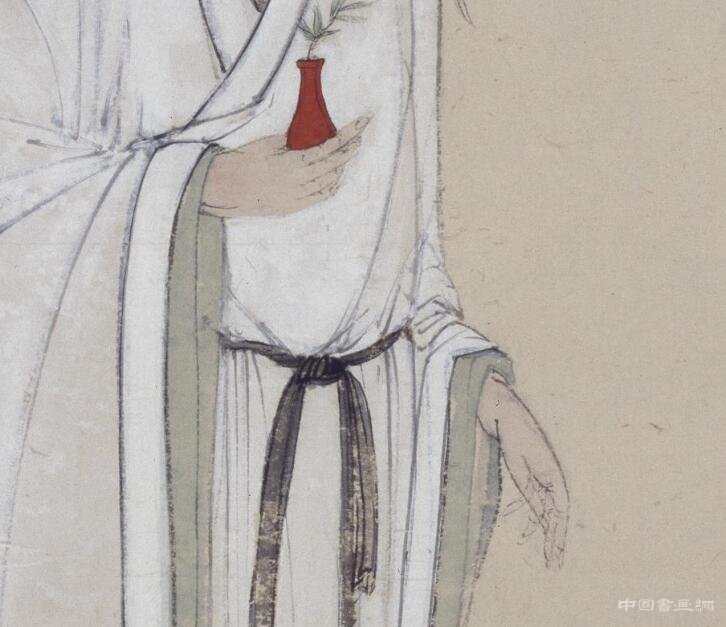 傅抱石《觀世音圖》軸